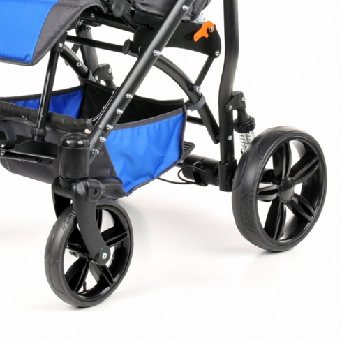 JUNIOR Plus (Джуниор) с пневмо колесами, 2 размер коляска инвалидная в том числе для детей с ДЦП фото 10