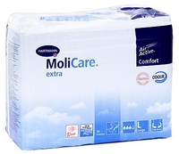 Подгузники MoliCare Premium extra soft S. № 10, обхват 60 - 90 см. по талии