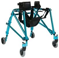 Мега  920, рост 130 - 150 см, Ходунки с доп. фиксацией тела в том числе с ДЦП