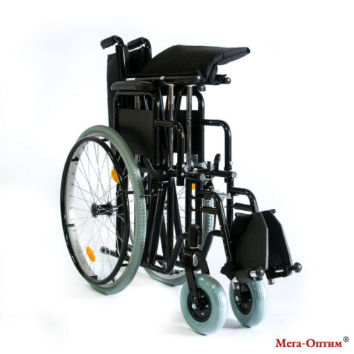 711AE-51  (56,61)  кресло коляска инвалидная с ручным приводом комнатная/ прог фото 6
