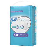 Трусы для взрослых iD Pants Premium XL 30 шт (130-170см) 2400мл