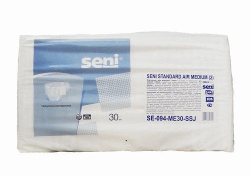 Подгузники Сени Стандарт AIR. р.2 medium по 30 шт