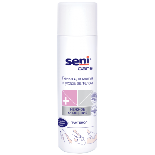 Пенка для мытья и ухода за телом Seni Care 500 мл.