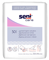 Рукавицы Сени для мытья больного с непроницаемой пленкой № 50