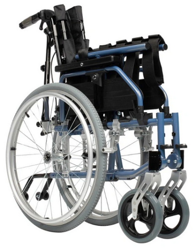 Delux 550 (Comfort 500) коляска инвалидная с доп. фиксацией головы и тела комнатная / прогулочная фото 4