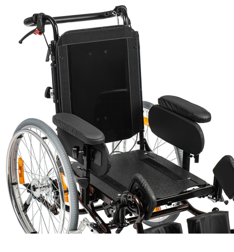 Delux 570 (600, PU/18) кресло-коляска инвалидная с доп. фиксацией головы и тела ком/прог фото 2