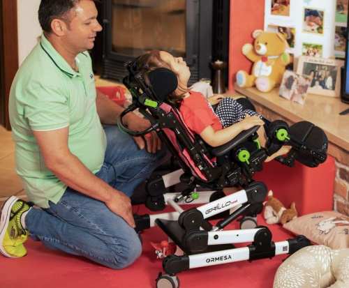 ГРИЛЛО Тренажер для ходьбы с зад. подд.малого размера серия РТ с поддержкой т фото 3