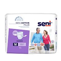 Трусики Сени Active Plus Medium (№2), объем талии 80-110 см, 10 шт