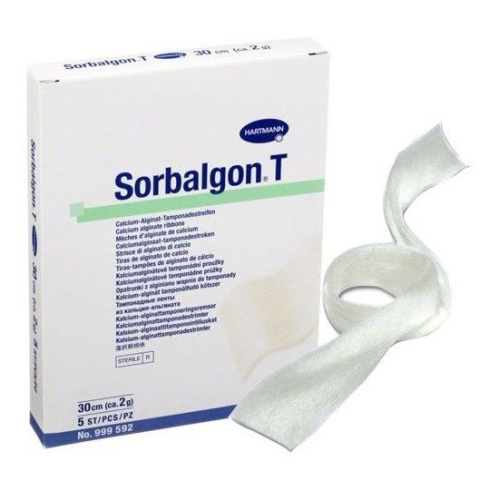 SORBALGON/ Сорбалгон Т - 30 см. № 1 Повязки из волокон кальция-альгинат