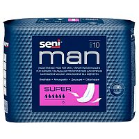 Вкладыш урологический для мужчин Seni MAN super № 10 шт - 1 упаковка