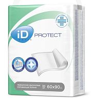 Пелёнки одноразовые впитывающие iD Protect 60x90 30 шт (60x90)