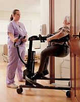 Телескопический подъемник ТРАМ (Рифтон)  2 в 1 - подъемник и тренажер для ходьбы без весов