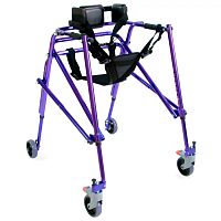 Мега  930, рост 150 - 180 см, Ходунки с доп. фиксацией тела в том числе с ДЦП