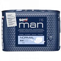Вкладыш урологический для мужчин 300 мл Seni MAN normal № 15 шт - 1 упаковка