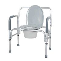 Кресло инвалидное с санитарным оснащением 10589, до 180 кг