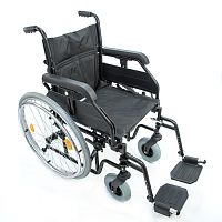 712N-1, с шириной 41, 43, 46, 48, 51 см, кресло коляска с руч.приводом прогулочная / комнатная