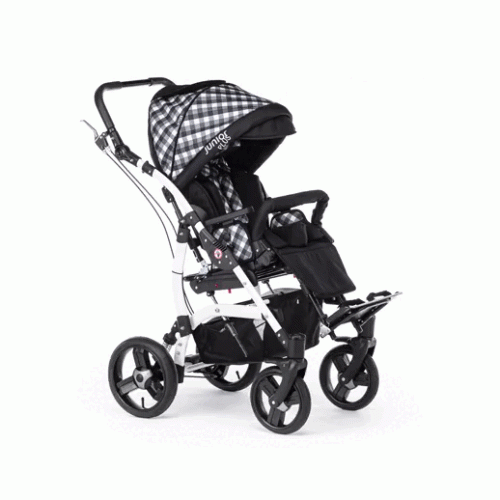 JUNIOR Plus (Джуниор) с литыми колесами, 2 размер, коляска инвалидная в том числе для детей с ДЦП фото 3