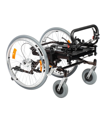 Delux 570 (600, PU/18) кресло-коляска инвалидная с доп. фиксацией головы и тела ком/прог фото 6