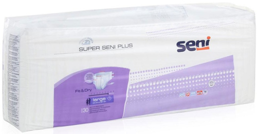 Подгузники Super Seni Plus, размер Large 3 № 30 Россия Гост