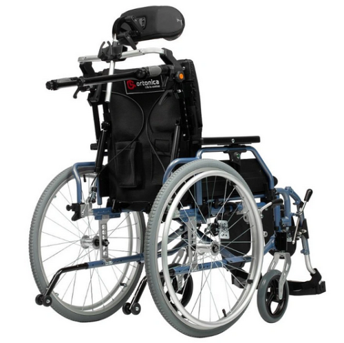 Delux 550 (Comfort 500) коляска инвалидная с доп. фиксацией головы и тела комнатная / прогулочная фото 2