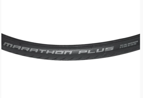 Покрышка (шина для к/коляски) Schwalbe 24х1" (25-540) Marathon Plus, цвет черный фото 4