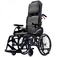 Ergo 152  F 14 WB - 18 (сидение 41,46 см) коляска инвалидная с доп. фиксацией головы и тела комнатна