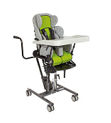 Кресло-коляска Кимба Нео комнатная р. 1, зел/сер., регул. подгол. К. 2