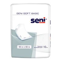 Гигиеническая пеленка Seni Soft Basic 90х60 по 10 шт.