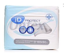 Пеленки одноразовые впитывающие iD EXPERT 60х90 30 шт
